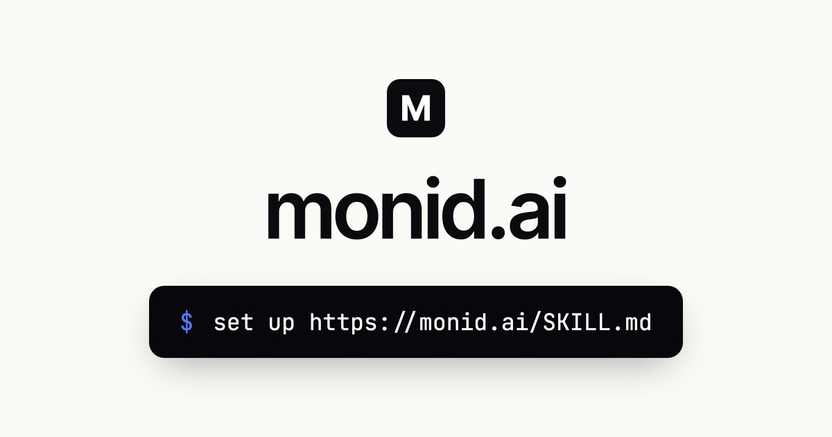 Monid agent tools catalog